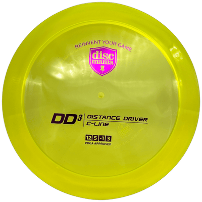 Discmania Distance Driver Yellow - Plurple - 173g Discmania C-Line DD3