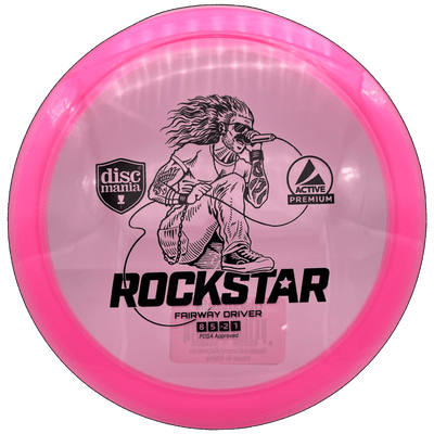 Discmania Fairway Driver Pink - Black Stamp - 165-170g Discmania Active Premium Rockstar