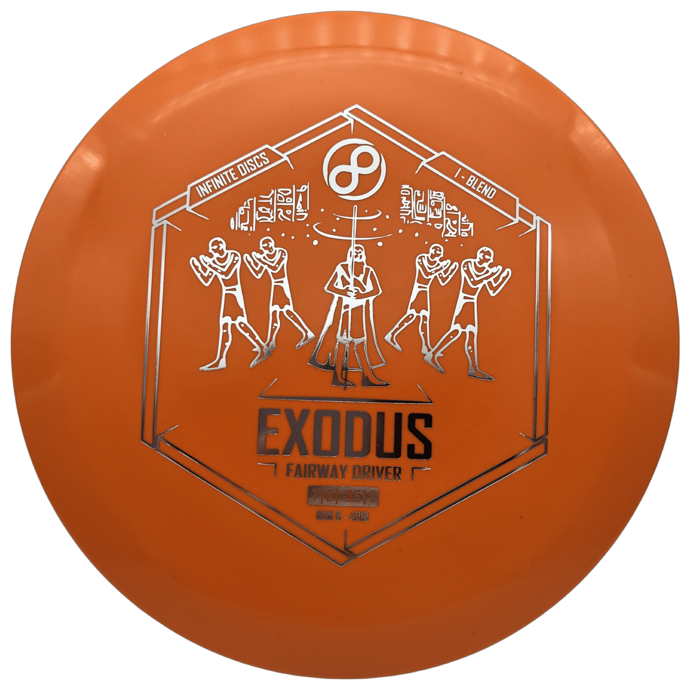 Infinite Fairway Driver Orange - Silver - 173-5g Infinite Discs I-Blend Exodus