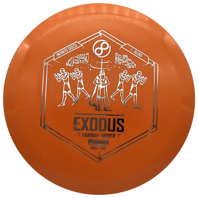 Infinite Fairway Driver Orange - Silver - 173-5g Infinite Discs I-Blend Exodus