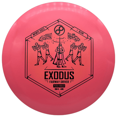 Infinite Fairway Driver Pink - Black - 173-5g Infinite Discs I-Blend Exodus