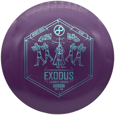 Infinite Fairway Driver Purple - Blue - 173-5g Infinite Discs I-Blend Exodus