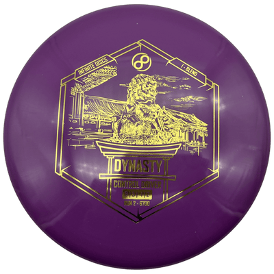 Infinite Fairway Driver Purple - Gold - 173-5g Infinite Discs I-Blend Dynasty (Run 2)