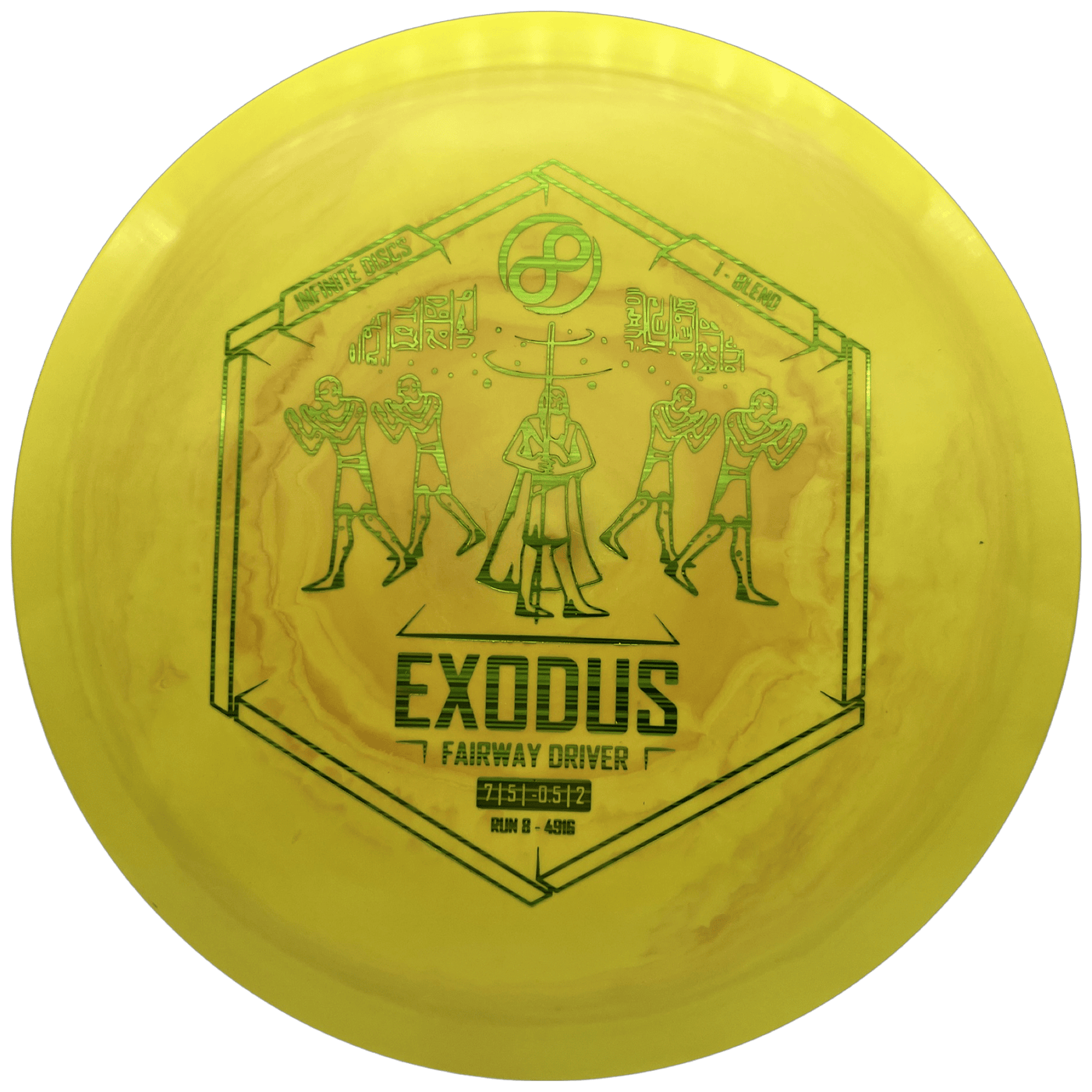 Infinite Fairway Driver Yellow - Lasers - 169g Infinite Discs I-Blend Exodus