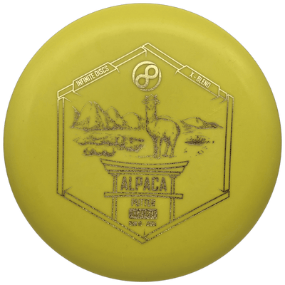 Infinite Putter Yellow - Gold Confetti - 172g Infinite Discs Alpaca (X-Blend)