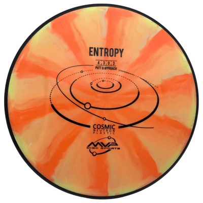 MVP Putter Deep Orange - Yellow/Red - 175g MVP Cosmic Neutron Entropy